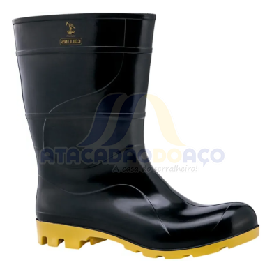 Bota PVC Cano Medio CA-43378 Nº - 42 (Collins)