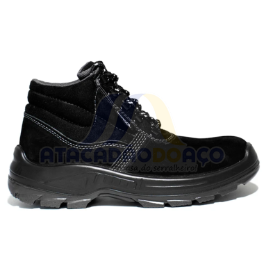 Botina Preto C/ Cadarço Nobuck CA- 40872 N° 41 (Bracol)