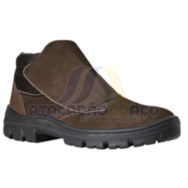 Botina de Velcro Marron CA-17017 N° - 41 (Imbiseg)